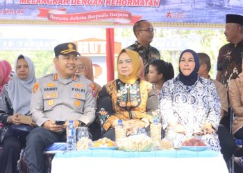 Kapolres Langkat Hadiri puncak peringatan Brandan Bumi Hangus yang ke-79 Pangkalan Berandan