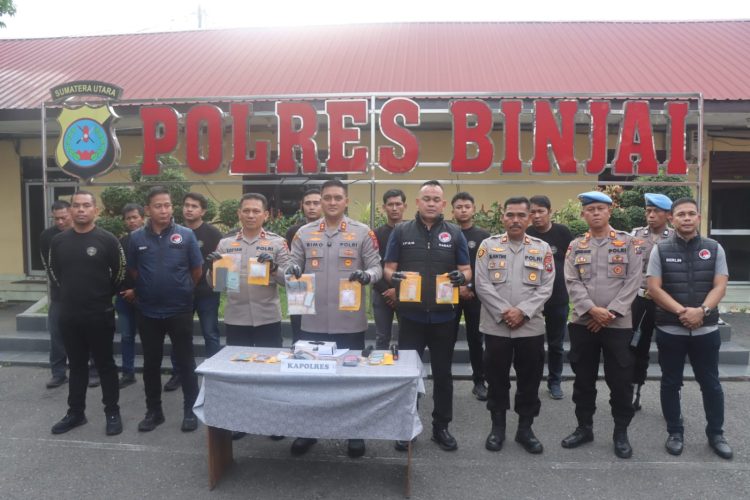 Polres Binjai Ungkap 18 Kasus Narkotika dalam Tiga Pekan, 20 Tersangka Diamankan