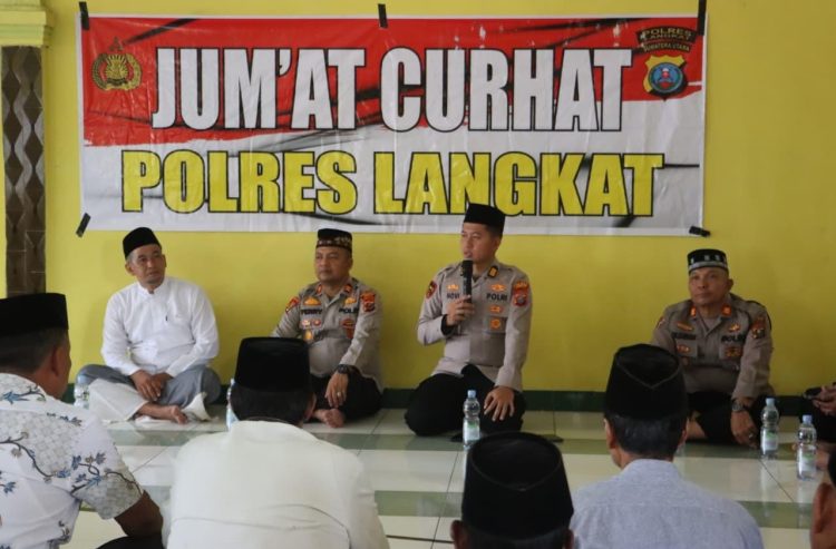 Jumat Curhat Polres Langkat, Perkuat Kamtibmas Bersama Masyarakat Banyumas