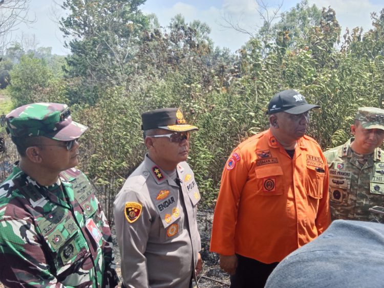 Kapolda Kaltim Tegaskan Perang terhadap Karhutla, Strategi Penyekat Api Diuji di Sepinggan