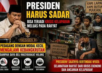 Prof Sutan Nasomal: Presiden Harus Sadar, Pedagang Kecil di Ambang Bangkrut, Rakyat Terancam Krisis Pangan