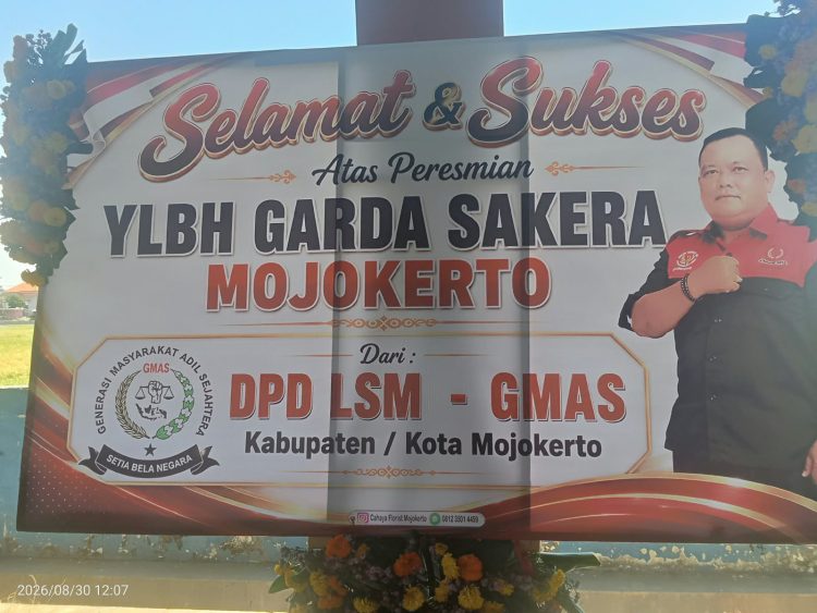 Karangan Bunga dari Berbagai Pihak Hiasi Hari Jadi & Peresmian YLBH Garda Sakera