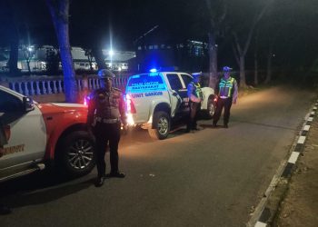Antisipasi Geng Motor hingga Balap Liar, Satlantas Polres Langkat Gelar Patroli UKL di Stabat