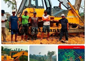 Kuasa Hukum Poktan Maluang Jaya Turun ke Lokasi Sengketa, Klaim Sejumlah SHM Warga Diduga Digusur Alat Berat