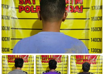 Tegas Berantas Premanisme, Polres Binjai Amankan Empat Terduga Pelaku Pungli