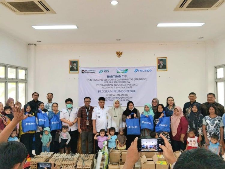 Pelindo Regional 2 Sunda Kelapa, Dukung Tingkatkan Gizi Balita melalui Program Pelita (Pelindo Tanpa Anak Stunting) di Kelurahan Ancol