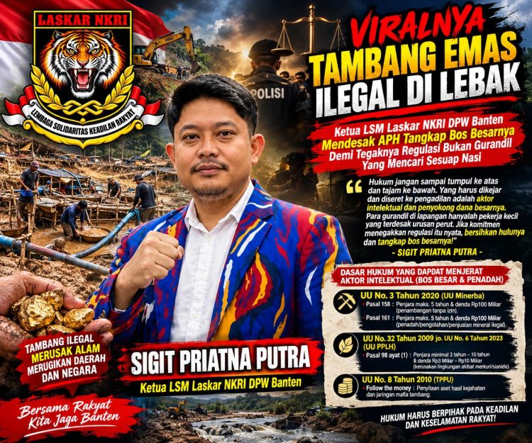 Viralnya Tambang Emas Ilegal Di Lebak