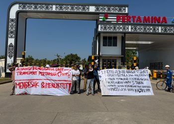 Pengusaha Transportasi Lokal *Desak Pertamina Hulu Sanga-Sanga Penuhi 3 Tuntutan,* Beri Tenggat 3×24 Jam