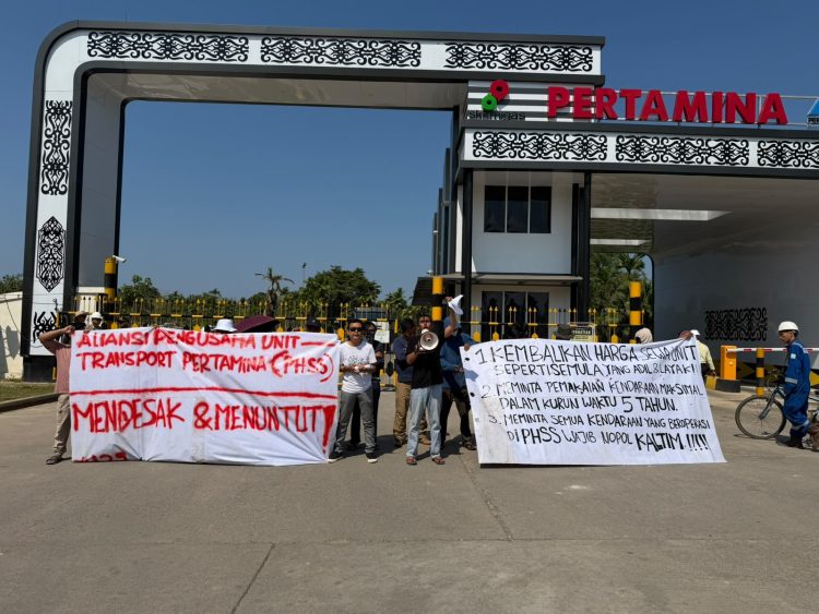Pengusaha Transportasi Lokal *Desak Pertamina Hulu Sanga-Sanga Penuhi 3 Tuntutan,* Beri Tenggat 3×24 Jam