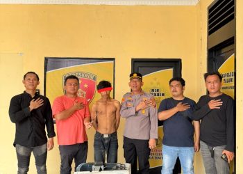 Polsek Talawi Amankan Pelaku Pencurian Outdoor AC Milik Telkomsel