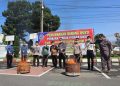 Waka Polres Binjai Hadiri Pemusnahan Barang Bukti di Kejaksaan Negeri Binjai